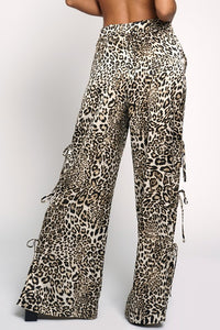 Milo Leopard Open Side Tie Pants