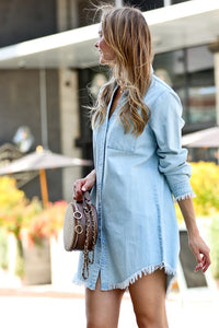 Noelia Denim Shirts Dress