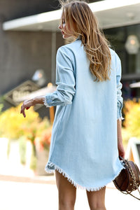 Noelia Denim Shirts Dress