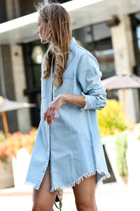 Noelia Denim Shirts Dress