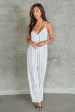 Load image into Gallery viewer, Linna Pinstripe Jumpsuit
