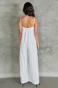 Linna Pinstripe Jumpsuit