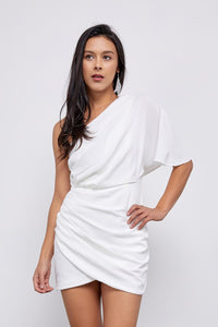 Alianna One Shoulder Wrap Dress