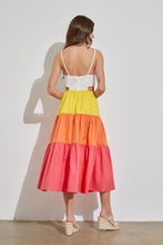 Load image into Gallery viewer, Patty Color Slit Maxi Dress