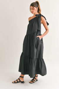 Fedra One Shoulder Maxi Dress