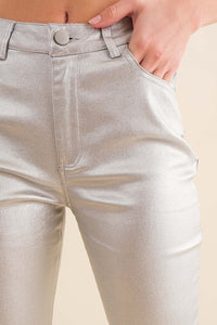 Vero Metallic Denim Jeans