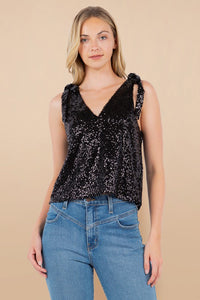 Karol Sequin Top