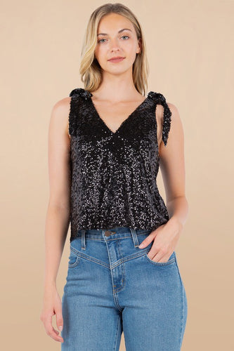 Karol Sequin Top