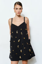 Load image into Gallery viewer, Adara Metallic Mini Dress