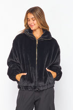 Load image into Gallery viewer, Nicole Bunny Faux Fur Collared Jacket