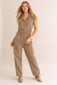 Mimi Pocket Parachute Cargo Jumpsuit