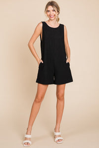 Wilmarie Solid Romper