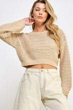 Load image into Gallery viewer, Emily Crochet Sweater Top