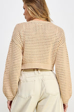 Load image into Gallery viewer, Emily Crochet Sweater Top