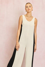 Load image into Gallery viewer, Olivia Linen Contrast Side Jumpsuit