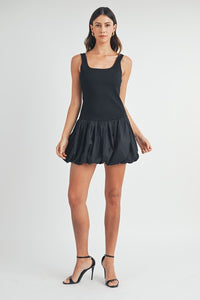 Shakira Bubble Hem Mini Dress