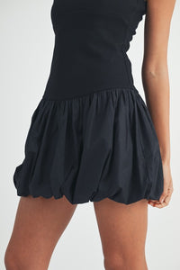 Shakira Bubble Hem Mini Dress