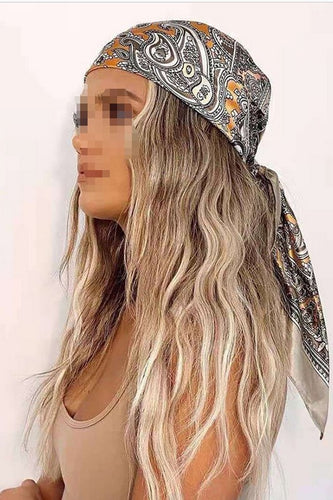 Paisley Bandana Stain Headscarf Square Scarf