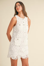 Load image into Gallery viewer, Tamara Lace Crochet Mini Dress
