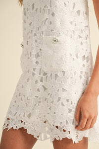 Tamara Lace Crochet Mini Dress