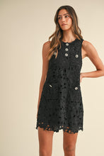 Load image into Gallery viewer, Tamara Lace Crochet Mini Dress