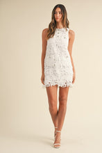 Load image into Gallery viewer, Tamara Lace Crochet Mini Dress