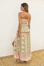 Load image into Gallery viewer, Maia Cutout Smocked Maxi Dress