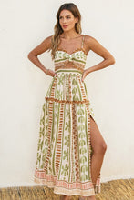 Load image into Gallery viewer, Maia Cutout Smocked Maxi Dress