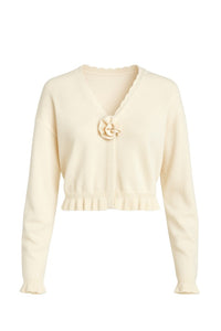 Rosette Cardigan