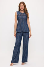 Load image into Gallery viewer, Kendall belted denim pants