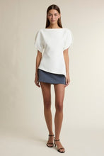 Load image into Gallery viewer, Sherley Asymmetrical Hem Balloon Sleeves Top