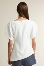 Load image into Gallery viewer, Sherley Asymmetrical Hem Balloon Sleeves Top