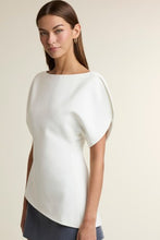Load image into Gallery viewer, Sherley Asymmetrical Hem Balloon Sleeves Top