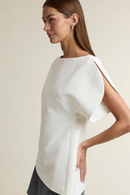 Load image into Gallery viewer, Sherley Asymmetrical Hem Balloon Sleeves Top