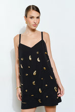 Load image into Gallery viewer, Adara Metallic Mini Dress