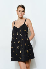 Load image into Gallery viewer, Adara Metallic Mini Dress