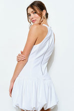 Load image into Gallery viewer, Damaris Bubble Hem Mini Dress