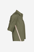 Load image into Gallery viewer, Mariel Boxy Half Sleeve Button Up Blouse