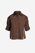 Load image into Gallery viewer, Selena Boxy Half Sleeve Button Up Blouse