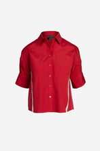Load image into Gallery viewer, Danny Boxy Half Sleeve Button Up Blouse