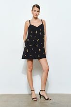 Load image into Gallery viewer, Adara Metallic Mini Dress