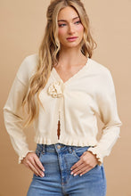 Load image into Gallery viewer, Rosette Cardigan