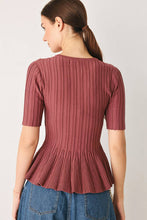 Load image into Gallery viewer, Livi Peplum Top