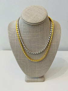 Necklace Two Tone- Tra-la-rá