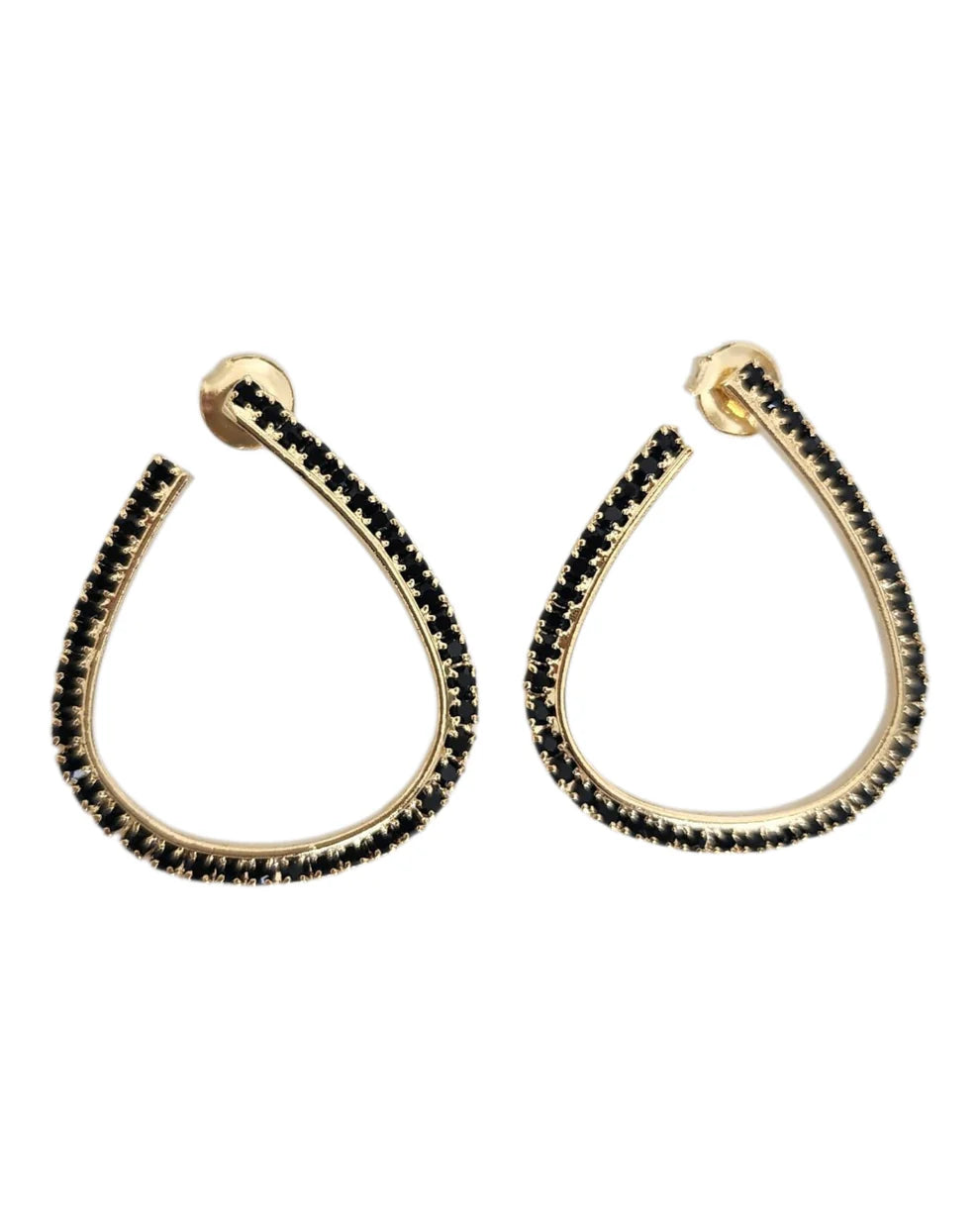 Antonela Earrings Black