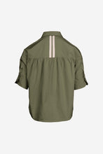 Load image into Gallery viewer, Mariel Boxy Half Sleeve Button Up Blouse