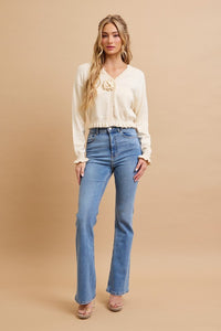 Rosette Cardigan
