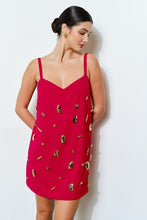 Load image into Gallery viewer, Gina Metallic Mini Dress