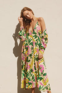 Island Time Flared Maxi Dress