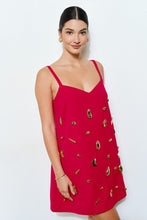 Load image into Gallery viewer, Gina Metallic Mini Dress